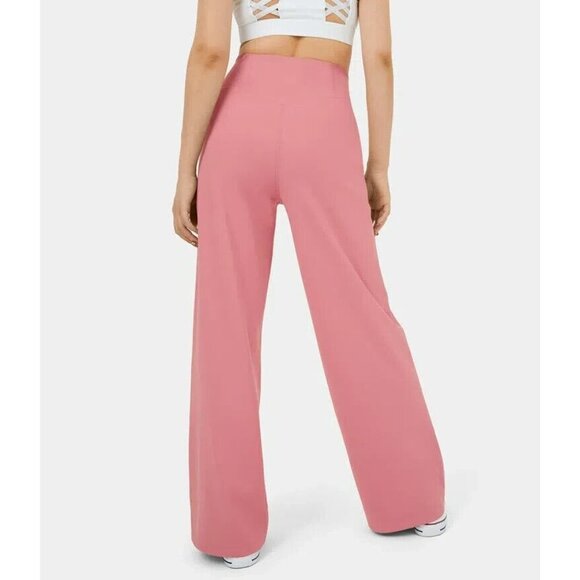 HALARA Crossover High Waisted Back Pocket Wide Leg Yoga Pants Size Large - Picture 7 of 7